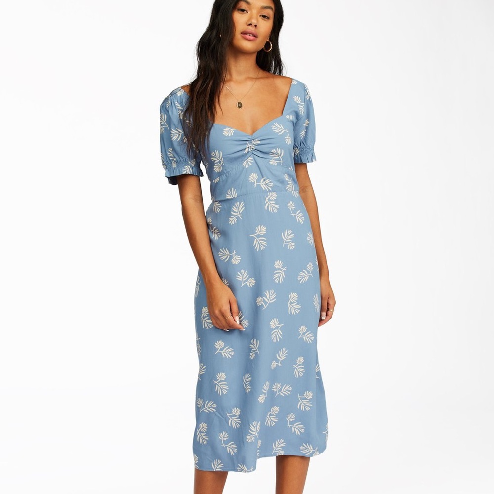 Billabong Blue Floral Dress